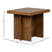 Magnussen Home Marcel Brown Rectangular End Table