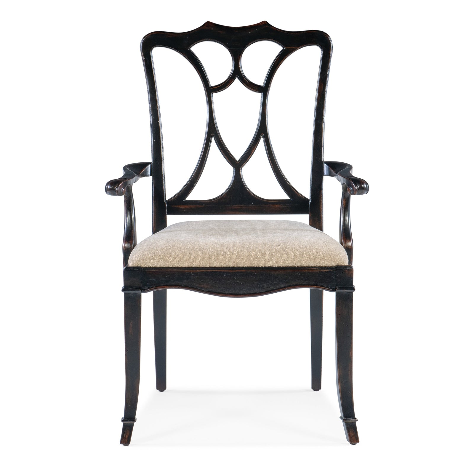 Hooker Furniture Charleston Upholstered Seat Arm Chair - Set of 2