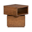 Magnussen Home Newton Cinnamon Square End Table
