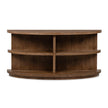 Magnussen Home Oswald Brown Demilune Sofa Table