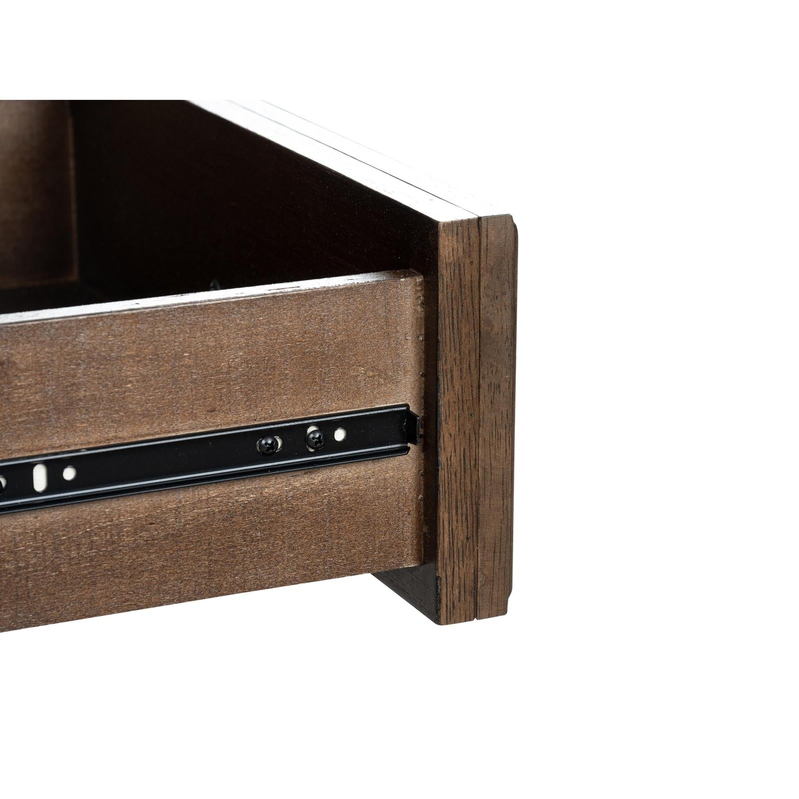 Magnussen Home Cormac Brown Rectangular End Table