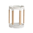 Salt Life Home Sunset Cove Moonlight Pearl Drum Table