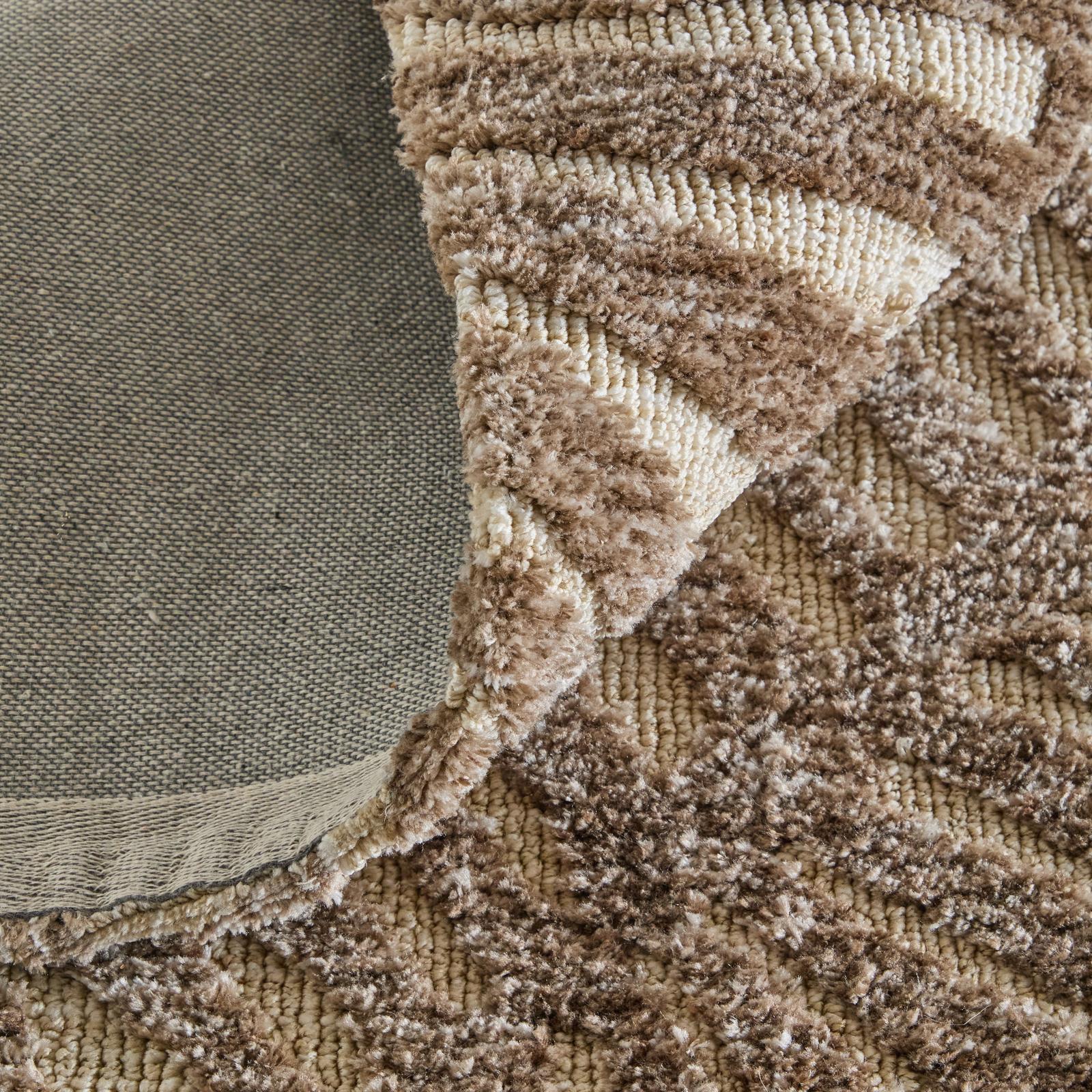 Feizy Colton 8A54F Modern Animal Print Rug in Taupe/Tan