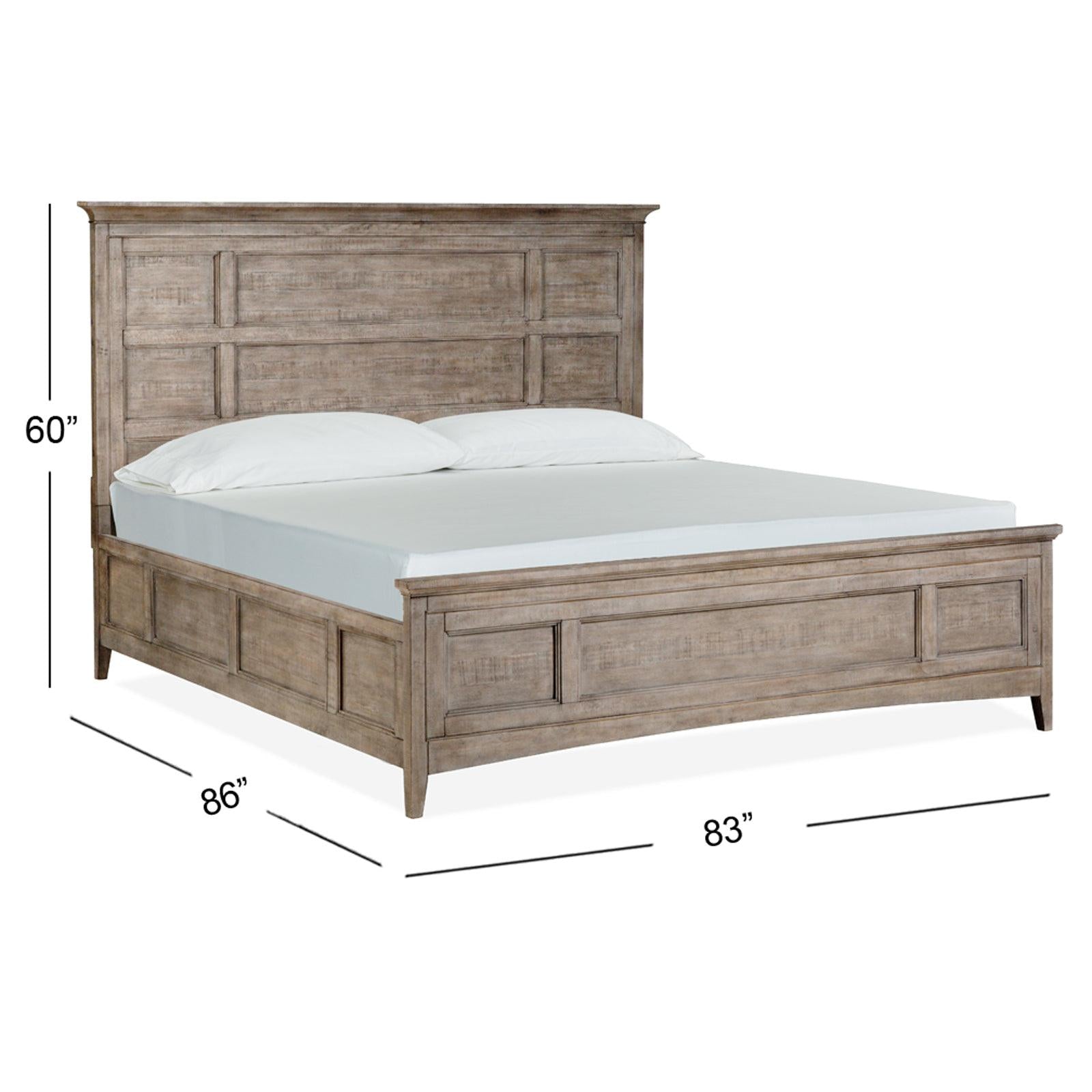 Magnussen Home Paxton Place Dovetail Grey Panel Bed