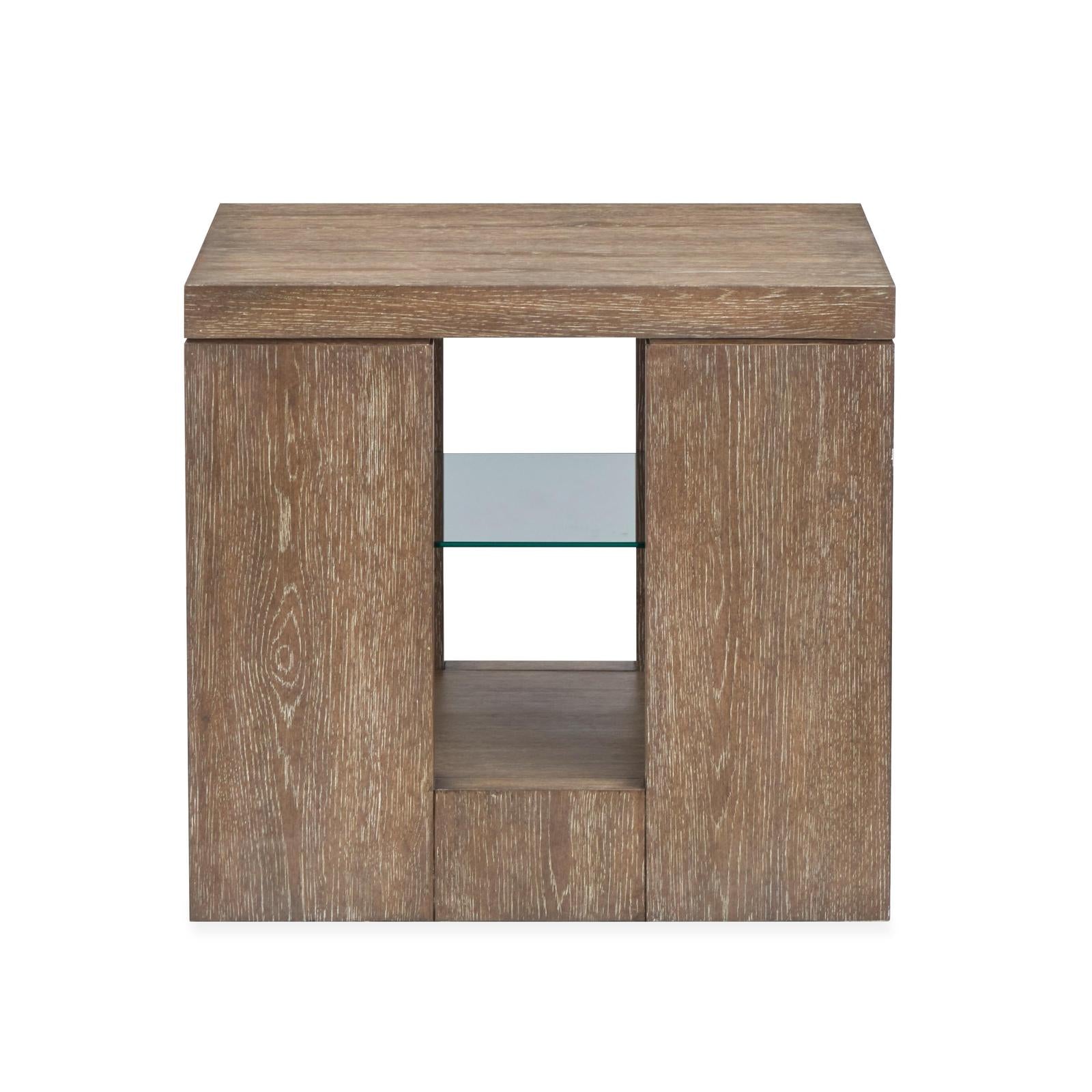 Magnussen Home Conway Spiced Brown End Table