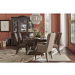 Magnussen Home Durango Willadeene Brown Upholstered Host Chair Set of 2