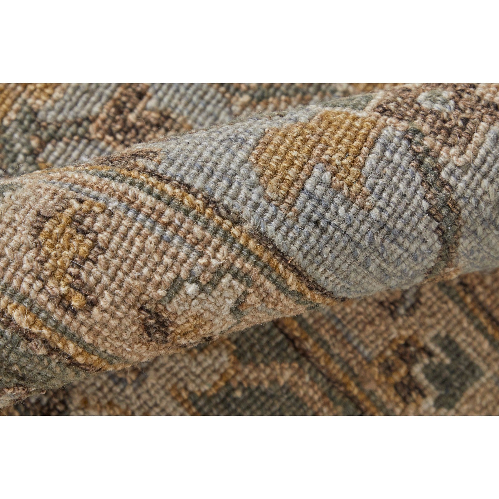 Feizy Corbitt 0612F Traditional Oriental in Blue/Gold/Gray