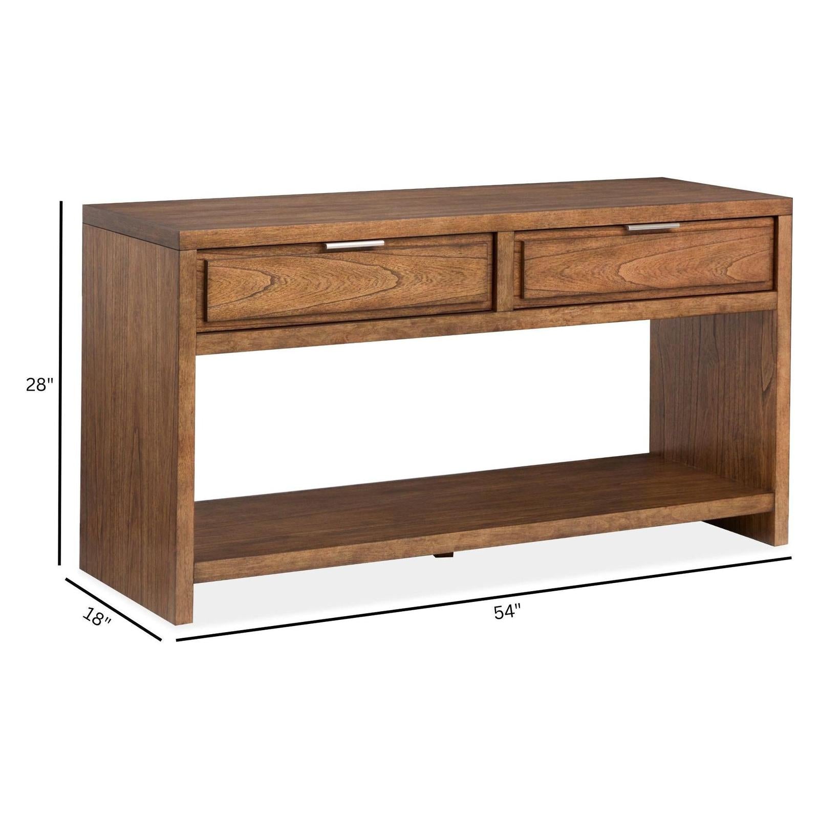 Magnussen Home Newton Cinnamon Rectangular Sofa Table
