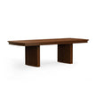Magnussen Home Reena Rich Brown Extendable Trestle Dining Table