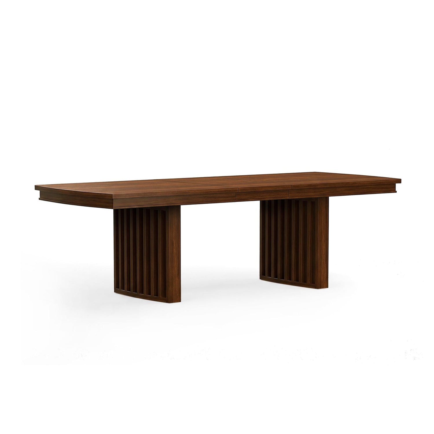 Magnussen Home Reena Rich Brown Extendable Trestle Dining Table