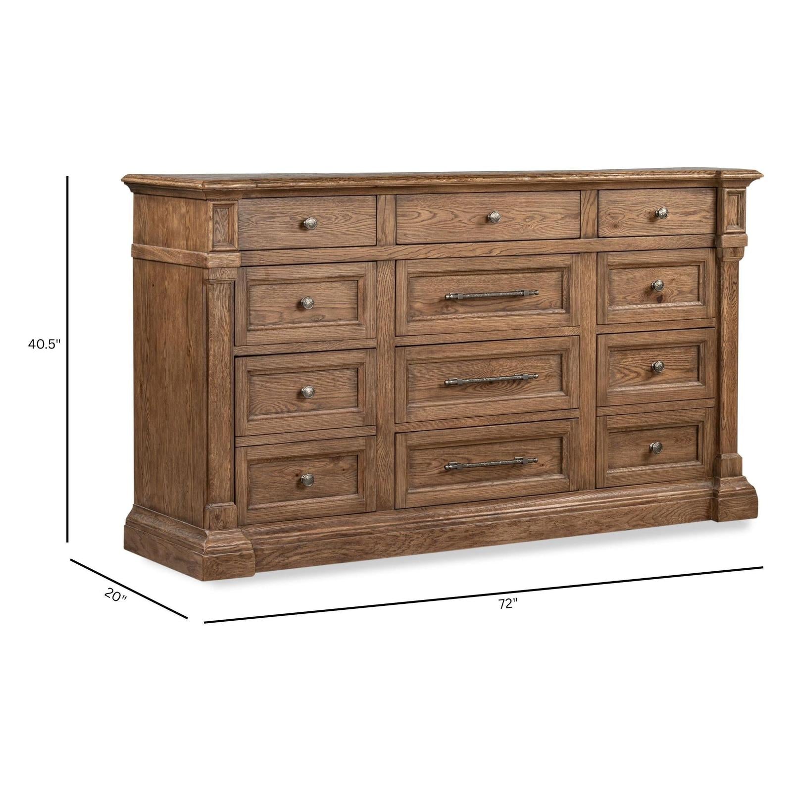 Pulaski Furniture Gallant Grove Brown Drawer Dresser