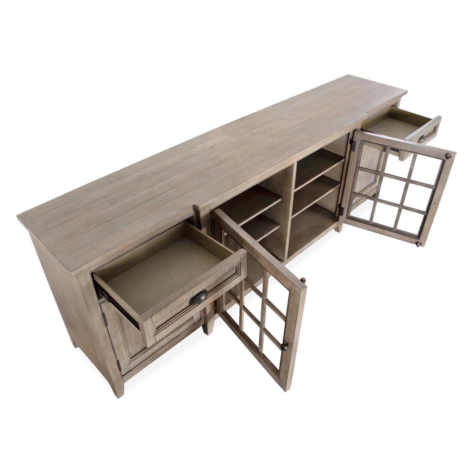 Magnussen Home Paxton Place Dovetail Grey Console