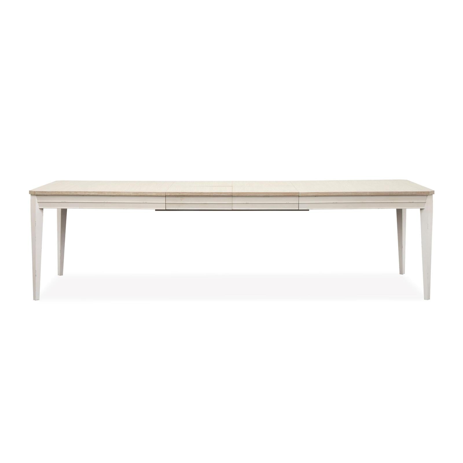 Salt Life Home Echo Isles Sea Pearl and Driftwood Extendable Rectangular Dining Table