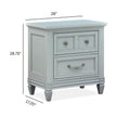 Magnussen Home Glenbrook Pebble Drawer Nightstand