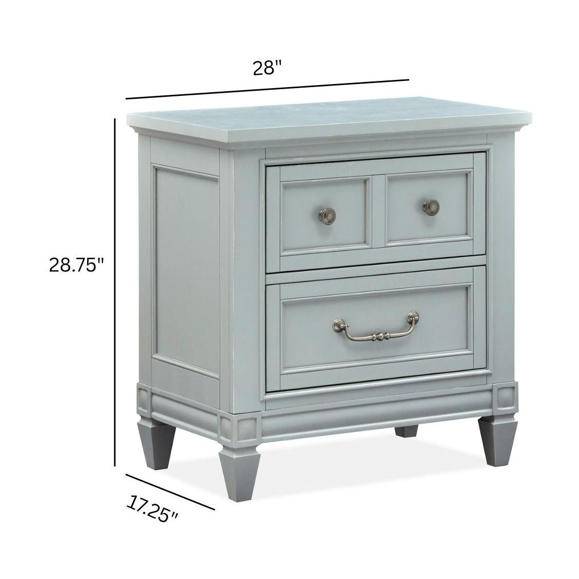 Magnussen Home Glenbrook Pebble Drawer Nightstand
