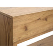 Magnussen Home Ripley Rustic Caramel And Dark Bronze Rectangular Sofa Table