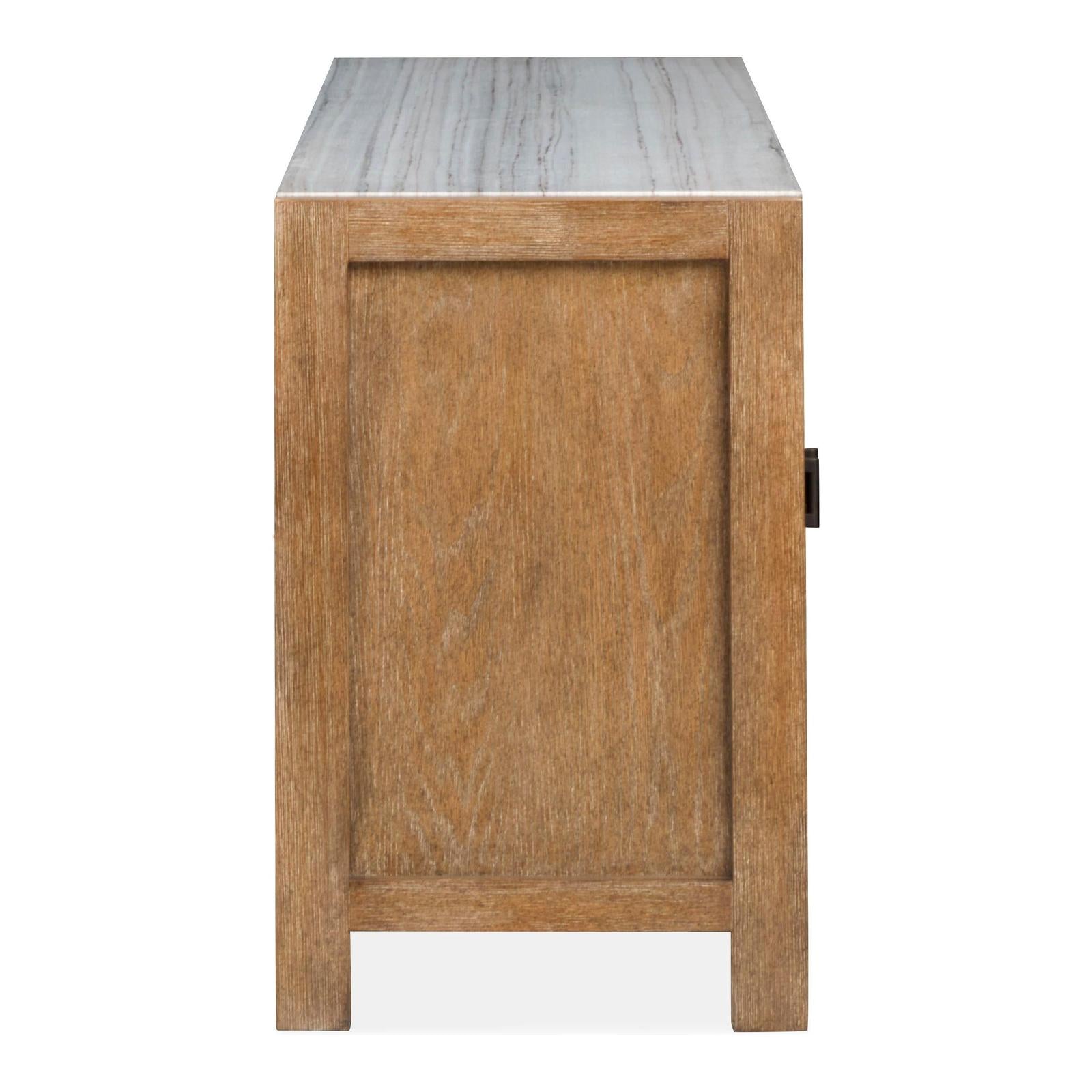 Magnussen Home Plum Creek Sierra Brown Door Console