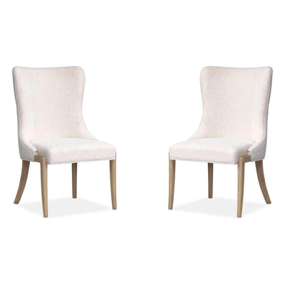 Salt Life Home Sunset Cove Sanibel Brown Upholstered Host Chair Two Pack Sale