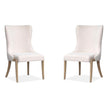 Salt Life Home Sunset Cove Sanibel Brown Upholstered Host Chair Two Pack
