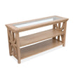 Magnussen Home Coventry Honey Wheat Rectangular Sofa Table