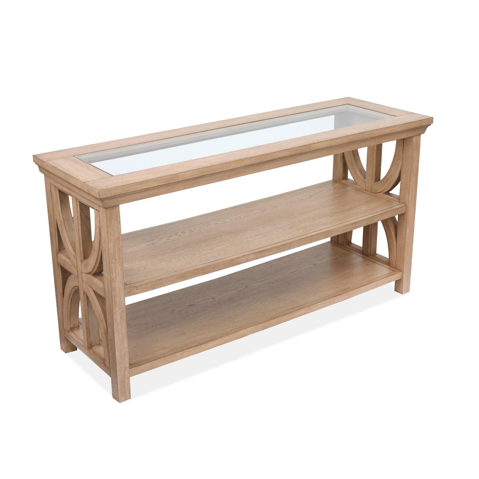 Magnussen Home Coventry Honey Wheat Rectangular Sofa Table