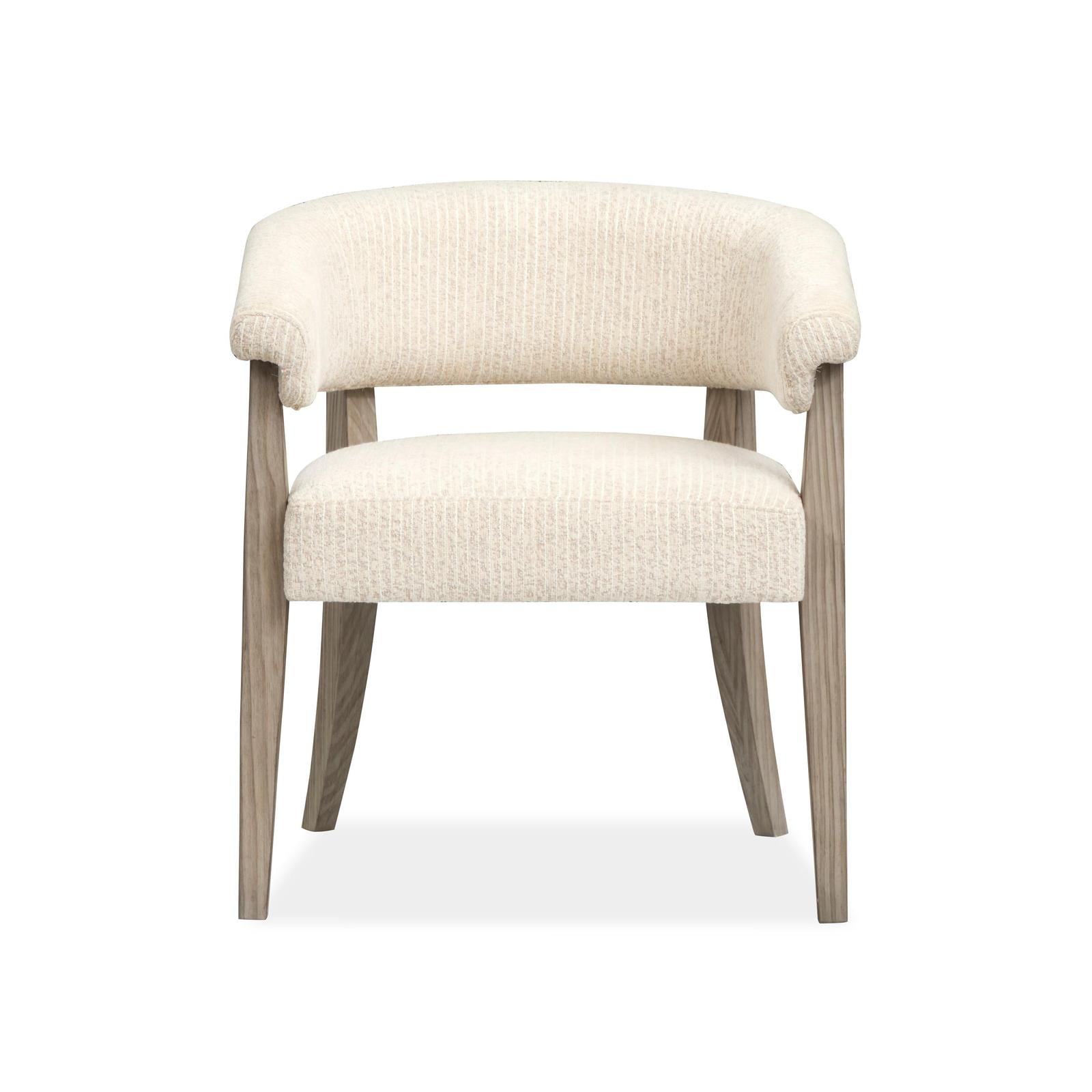 Magnussen Home Braelyn Dorian Grey Upholstered Host Chair Set of 2