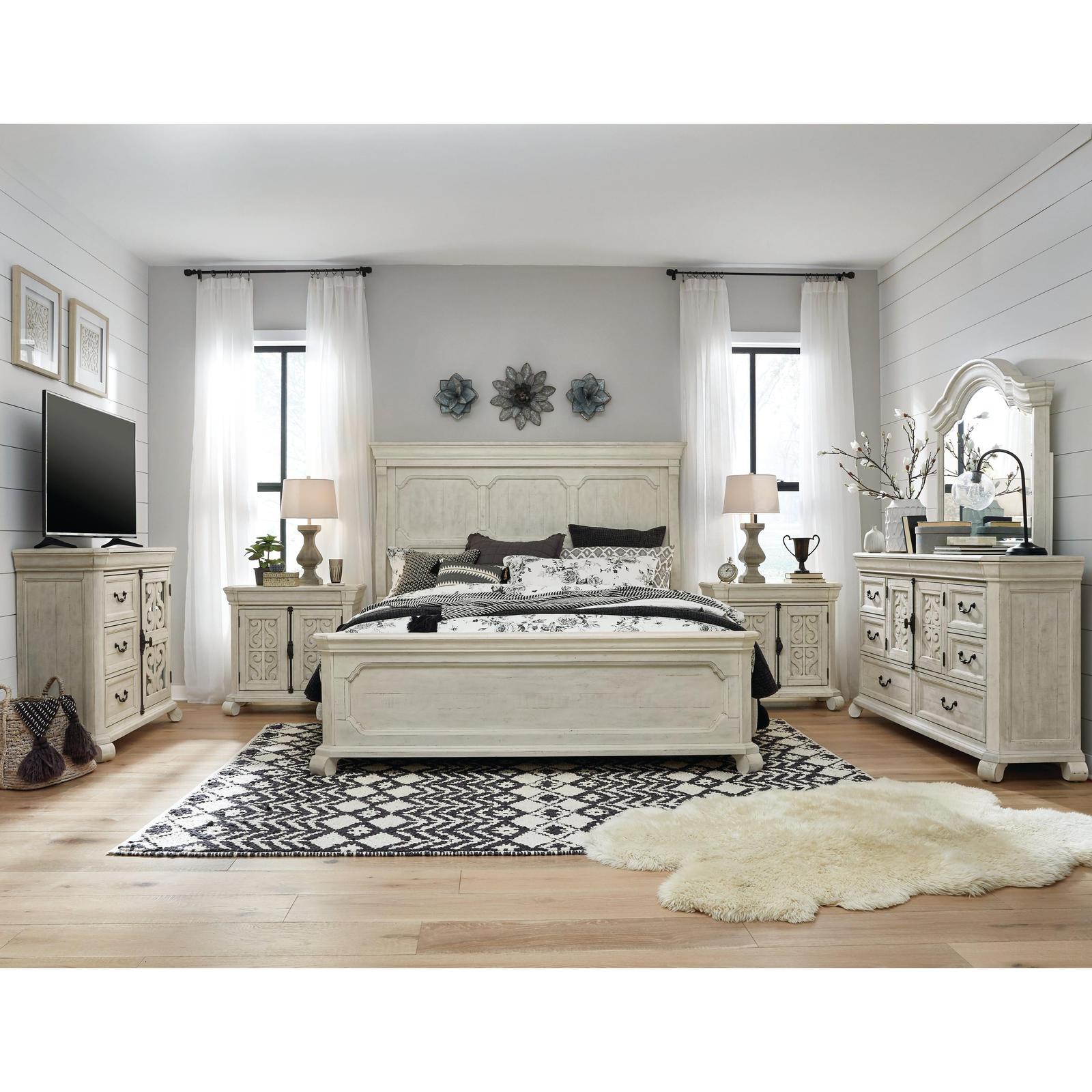Magnussen Home Bronwyn Alabaster Panel Bed