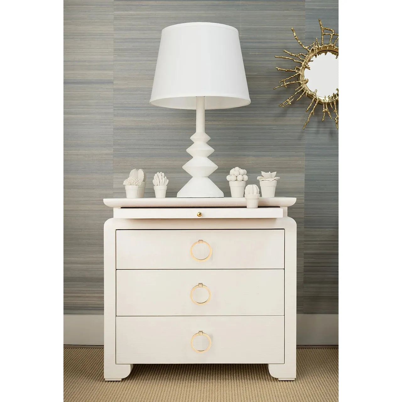 Villa & House Elina 3-Drawer Side Table