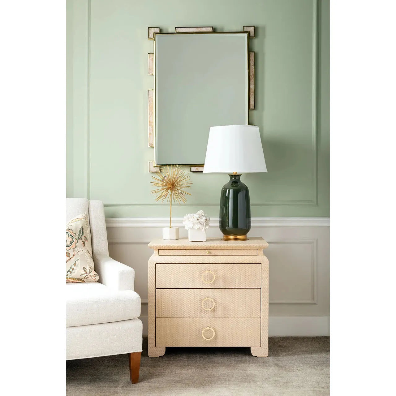Villa & House Elina 3-Drawer Side Table