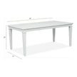 Magnussen Home Charleston Extendable Rectangular Dining Table