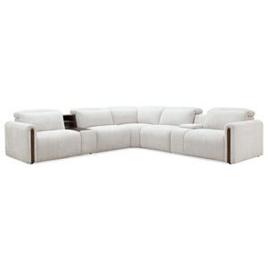Hooker Furniture Anaheim Seven-Piece Power Sectional