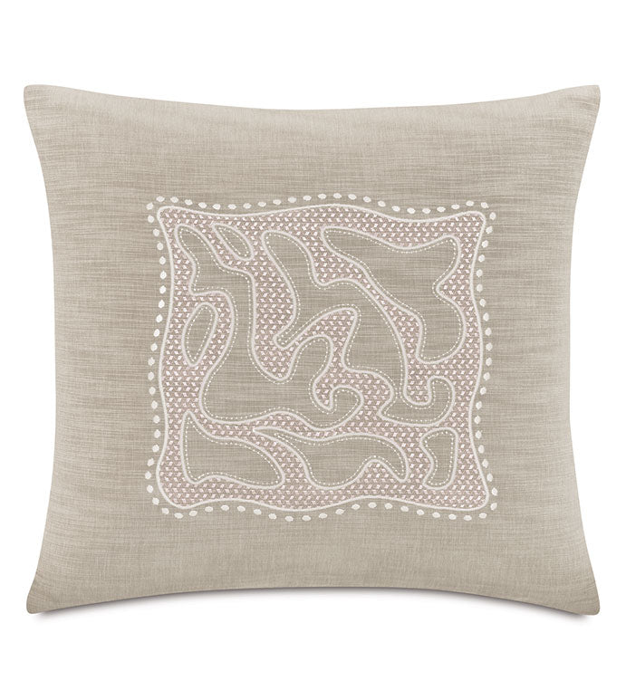 Eastern Accents Emmeline Embroidered Decorative Pillow
