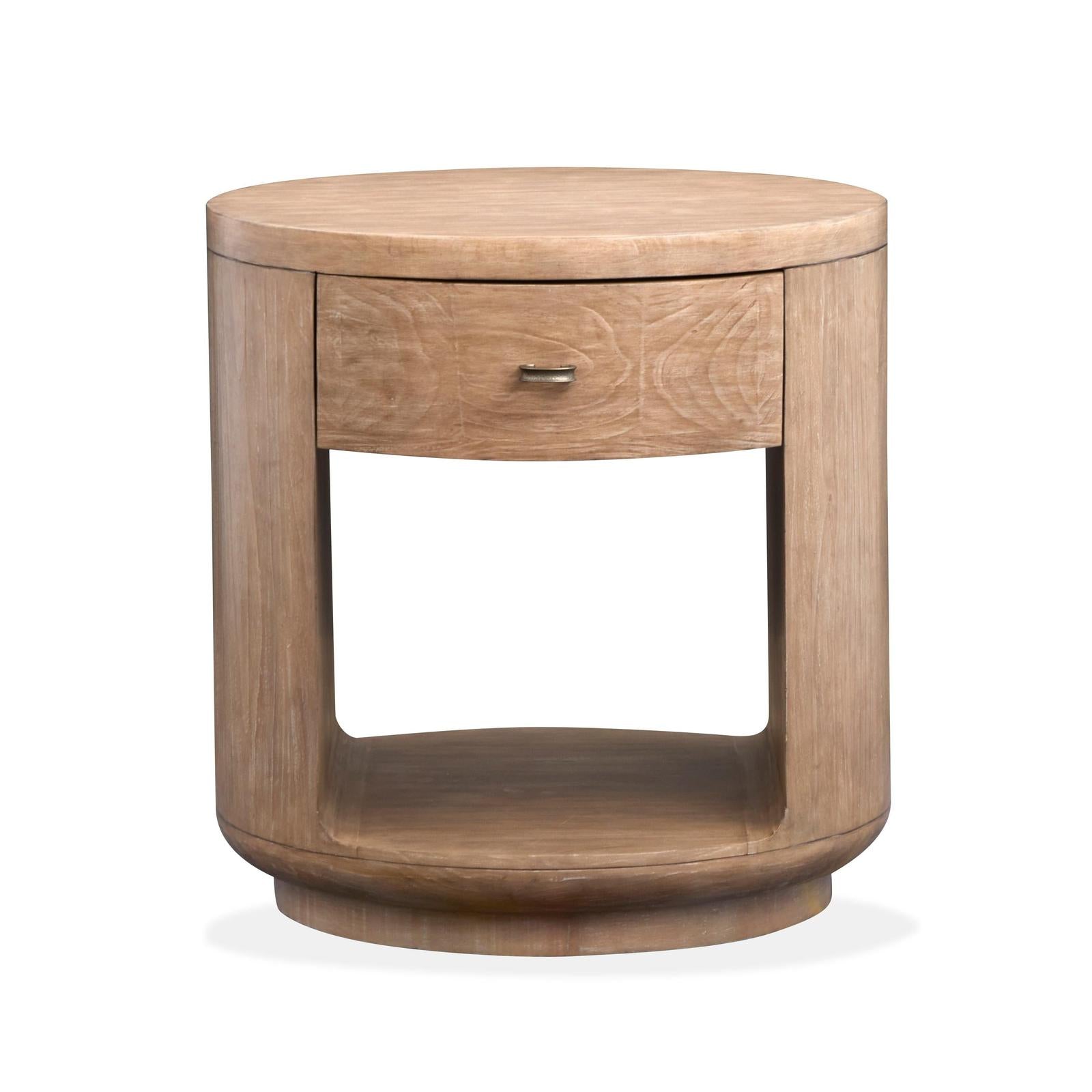 Magnussen Home Sanford Chateau Brown Round End Table