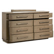 Magnussen Home Thorne Amber Brown Double Drawer Dresser