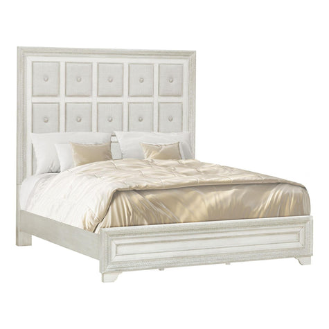 Pulaski Furniture Camila Creamy White Upholstered Bed