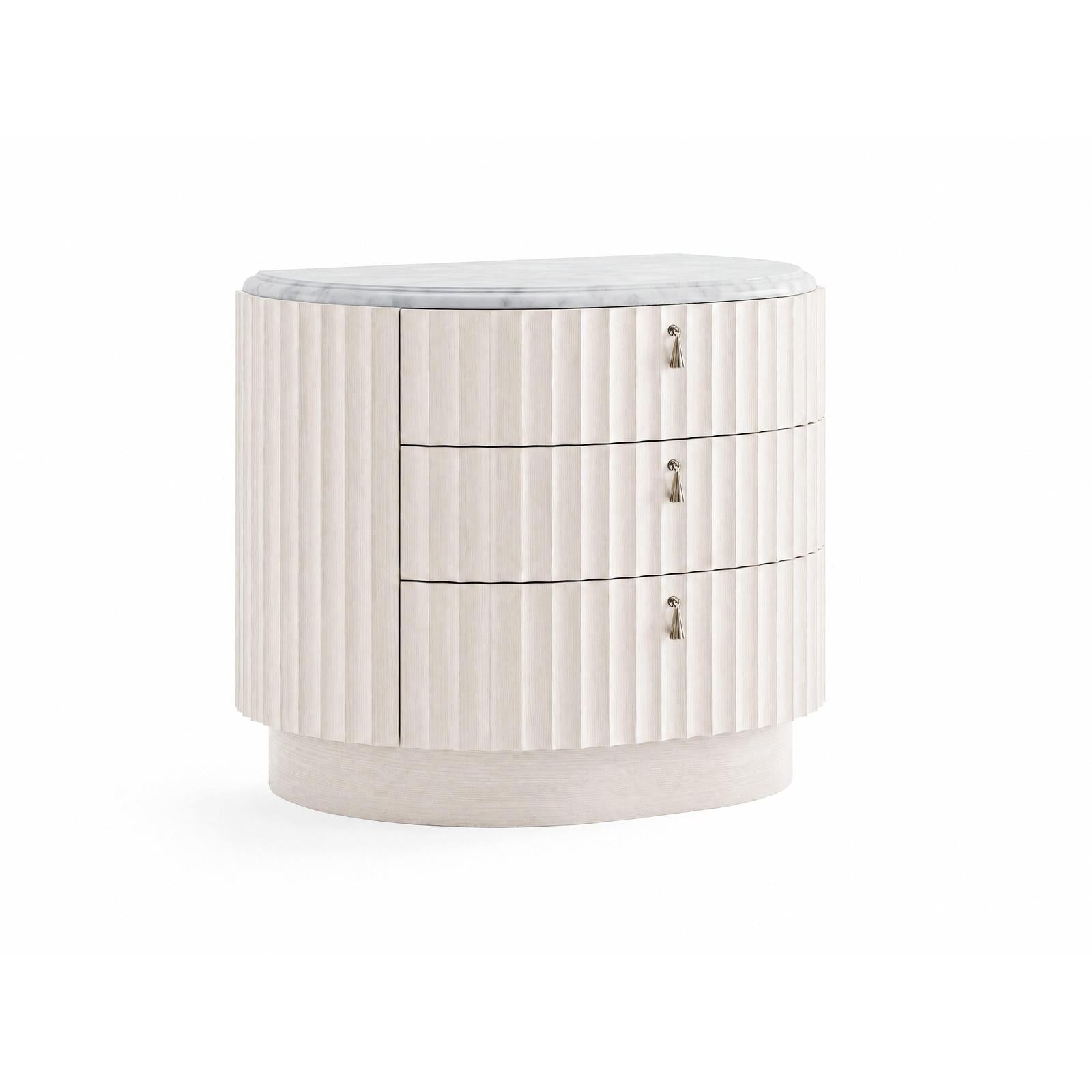 Pulaski Furniture Vivienne Whisper White Drawer Nightstand