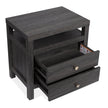 Magnussen Home Merrifield Raisin Black Drawer Nightstand