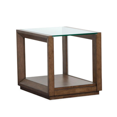 Magnussen Home Sebastian Cinnamon Rectangular End Table