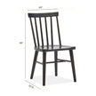 Magnussen Home Lindon Coffee Bean Side Chair Set of 2