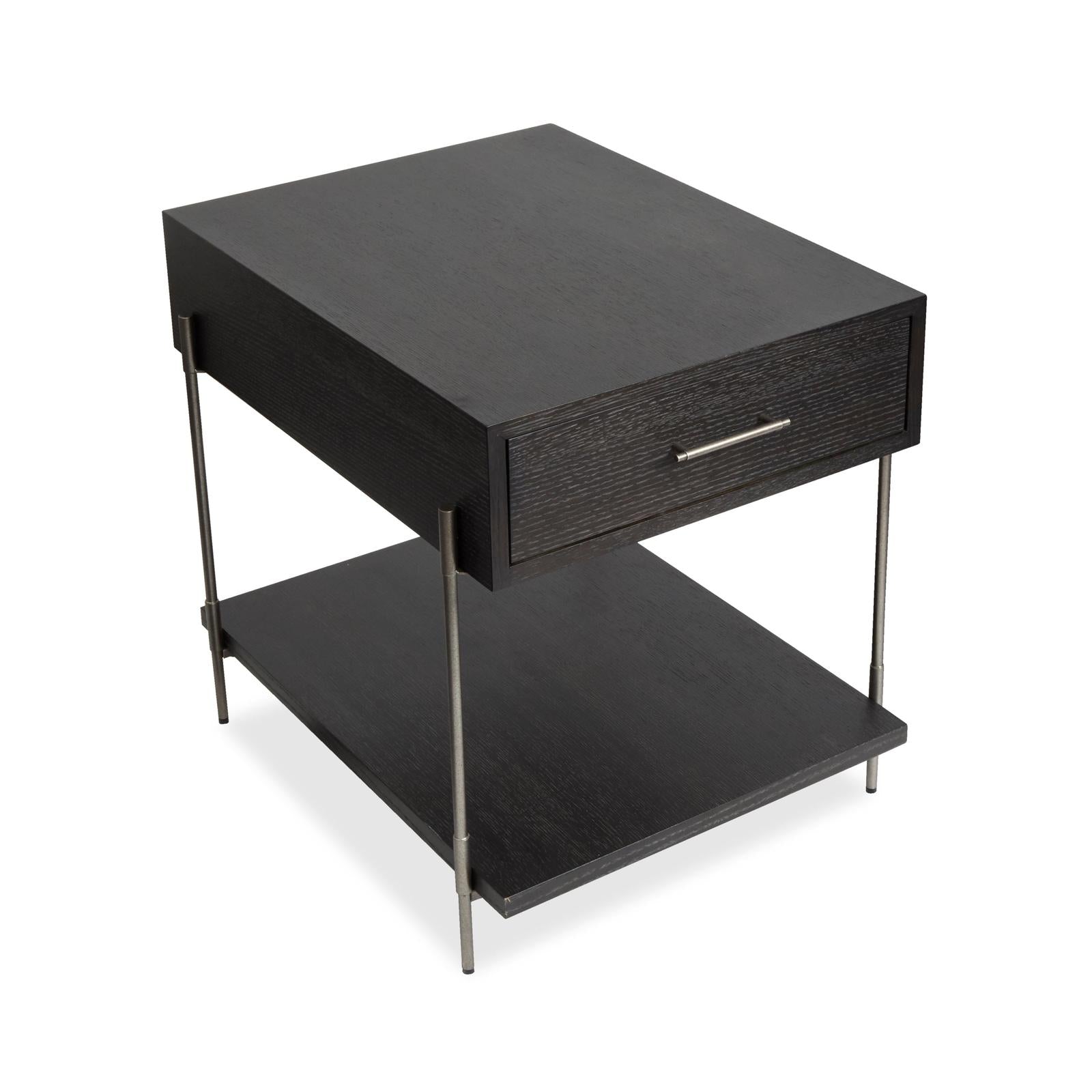 Magnussen Home Spencer Dark Briarsmoke Rectangular End Table