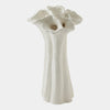 Global Views Flora Bouquet White Coral Vase