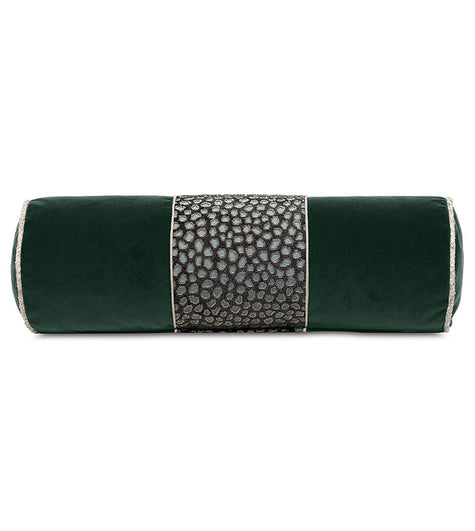 Eastern Accents Esmeralda Velvet Bolster