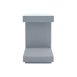 Villa & House Essential Side Table with Glass Top