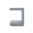Villa & House Essential Side Table with Glass Top