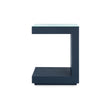 Villa & House Essential Side Table with Glass Top