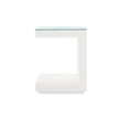 Villa & House Essential Side Table with Glass Top