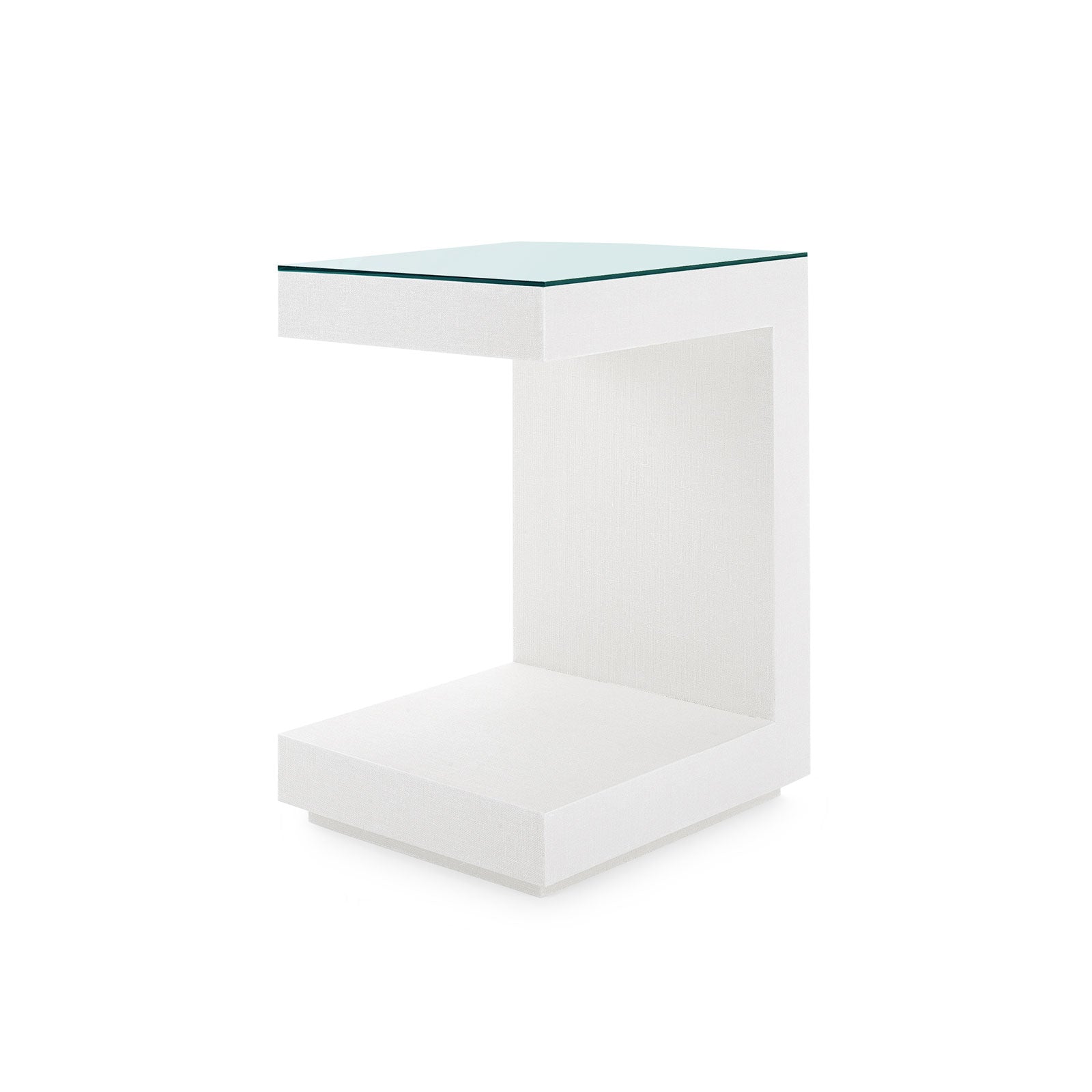 Villa & House Essential Side Table with Glass Top