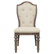 Pulaski Furniture Saddle Creek Timber Brown Upholstered Side Chair Two Pack