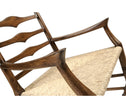Jonathan Charles Traditional Triangular Ladderback Arm Chair