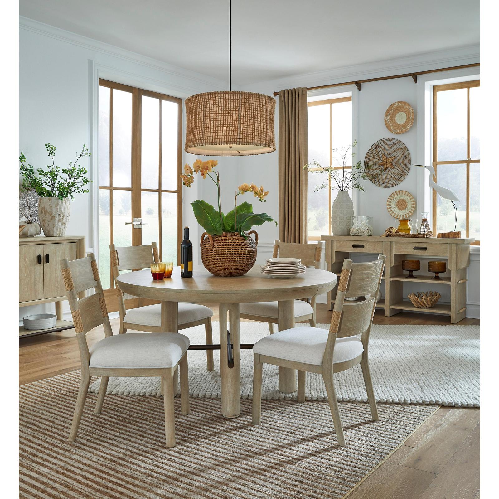 Salt Life Home Sunset Cove Sanibel Brown Upholstered Side Chair Two Pack I